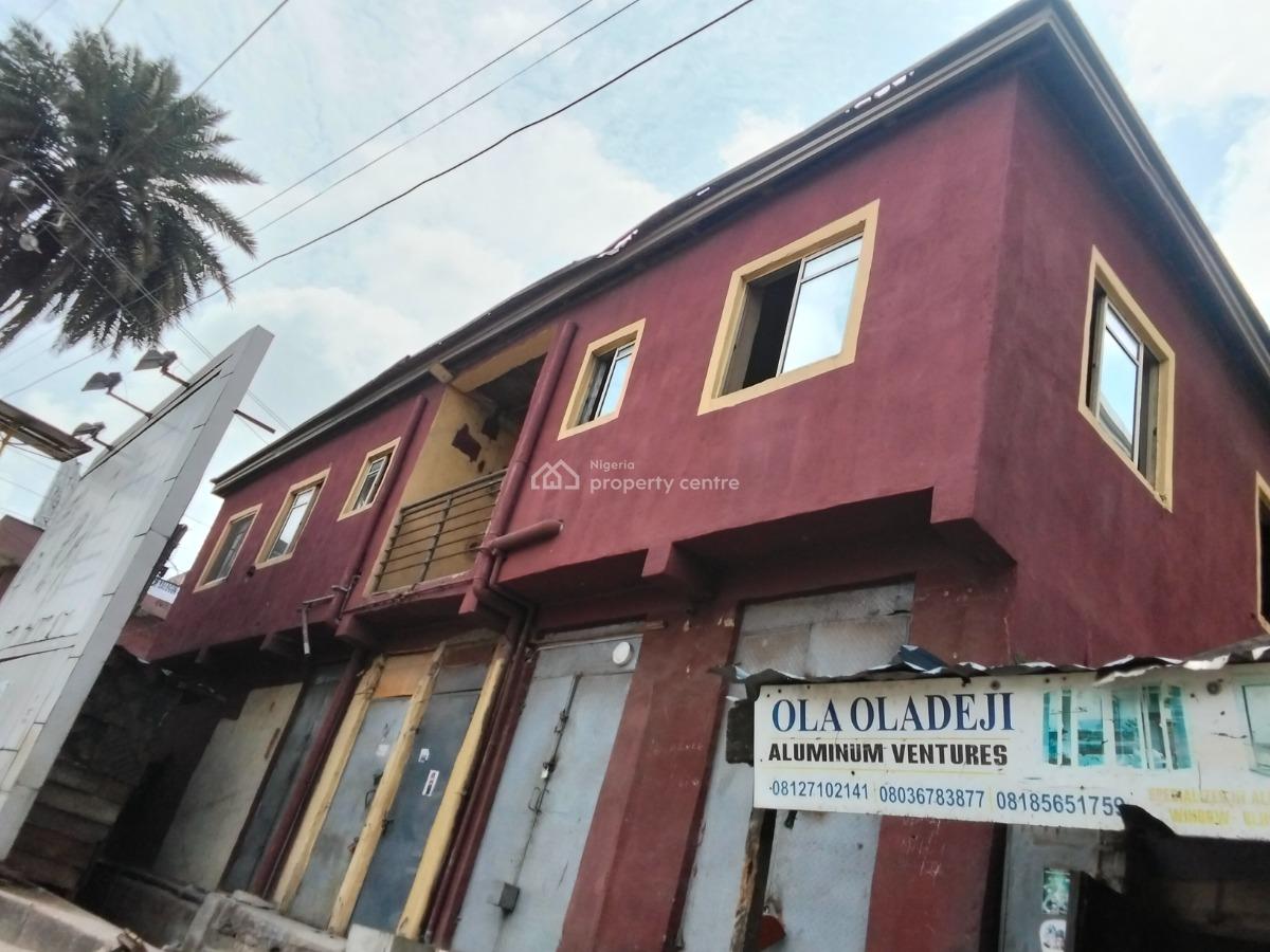 Corner Piece Commercial Building with 6 Shops, Directly on Herbert Marculey Way, Adekunle, Yaba, Lagos, Office Space for Rent