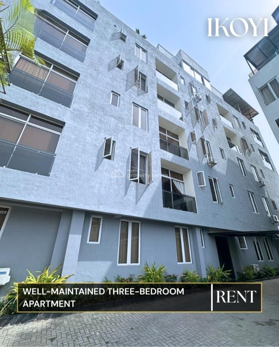 Furnished 3 Bedroom Flat with Bq, Banana Island, Ikoyi, Lagos, Flat / Apartment for Rent