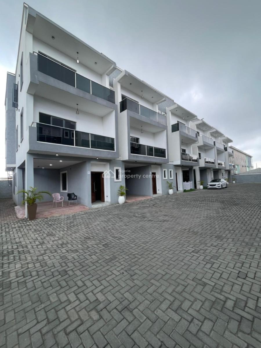 Gorgeous 4bedroom Terrace Duplex Within a Secured Environment, Ikate, Lekki, Lagos, Terraced Duplex for Sale