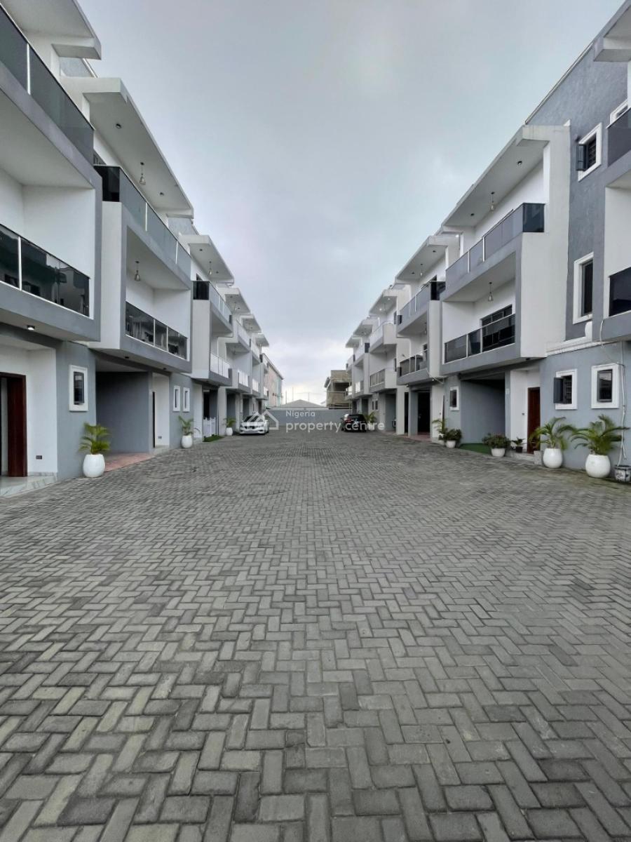 Gorgeous 4bedroom Terrace Duplex Within a Secured Environment, Ikate, Lekki, Lagos, Terraced Duplex for Sale
