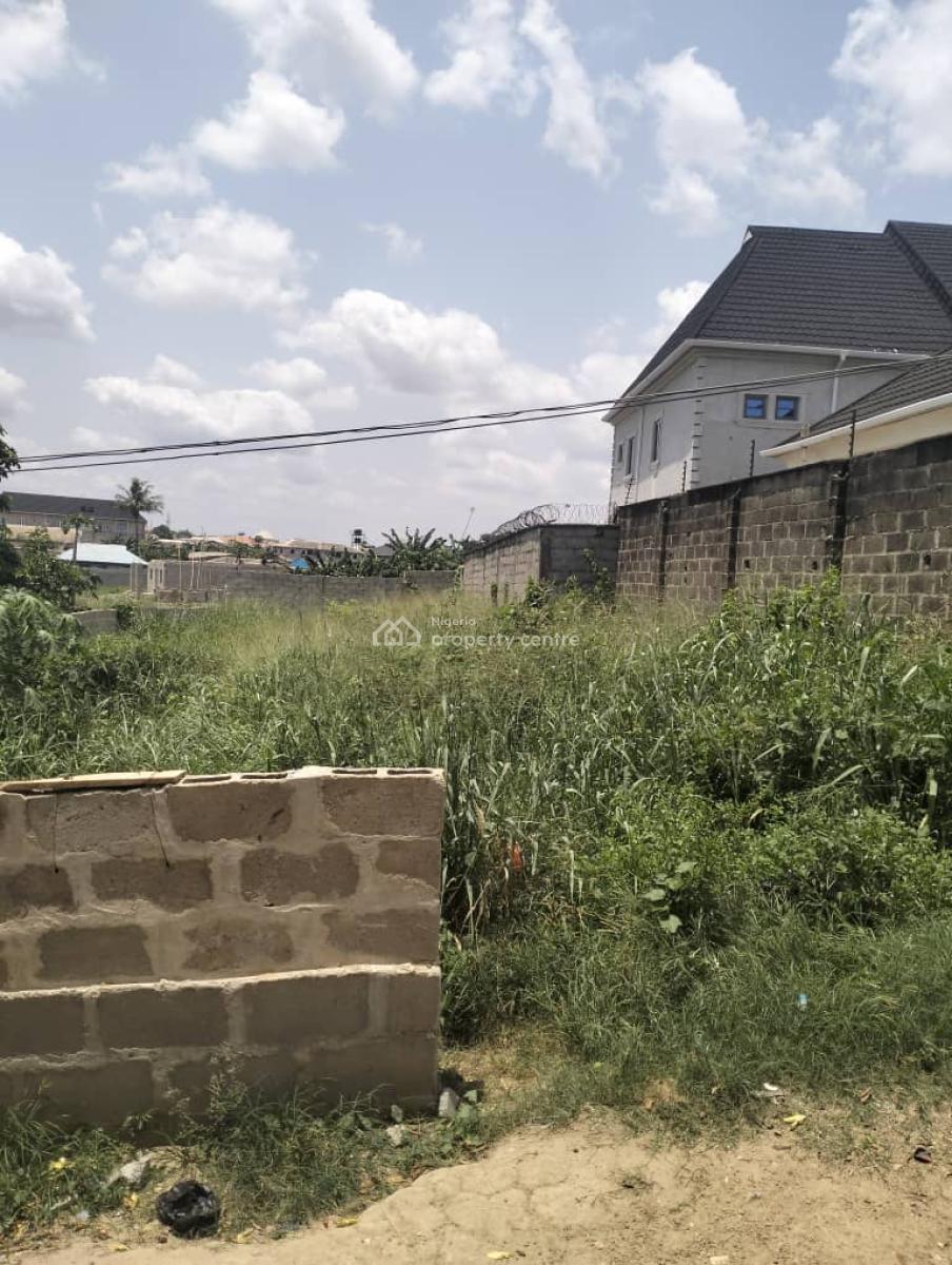 40ft By 140ft Land Fence Round at Off Lanre Bus Stop Lasu Igando Road, Alafia Street Off Collins Street Lanre Bus Stop Lasu Igando, Alimosho, Lagos, Mixed-use Land for Sale