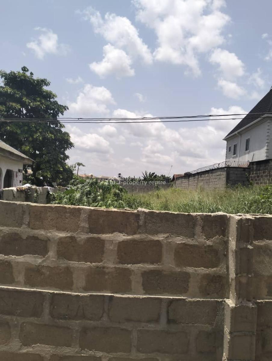 40ft By 140ft Land Fence Round at Off Lanre Bus Stop Lasu Igando Road, Alafia Street Off Collins Street Lanre Bus Stop Lasu Igando, Alimosho, Lagos, Mixed-use Land for Sale
