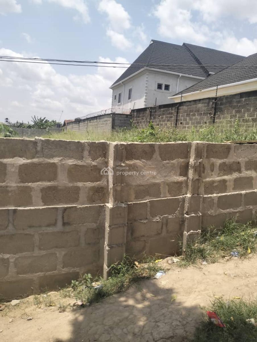 40ft By 140ft Land Fence Round at Off Lanre Bus Stop Lasu Igando Road, Alafia Street Off Collins Street Lanre Bus Stop Lasu Igando, Alimosho, Lagos, Mixed-use Land for Sale