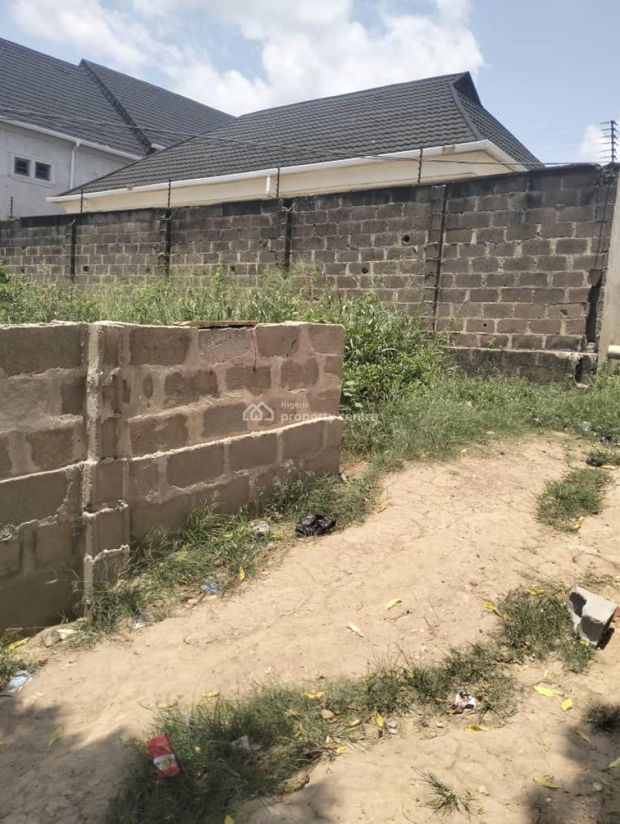 40ft By 140ft Land Fence Round at Off Lanre Bus Stop Lasu Igando Road, Alafia Street Off Collins Street Lanre Bus Stop Lasu Igando, Alimosho, Lagos, Mixed-use Land for Sale