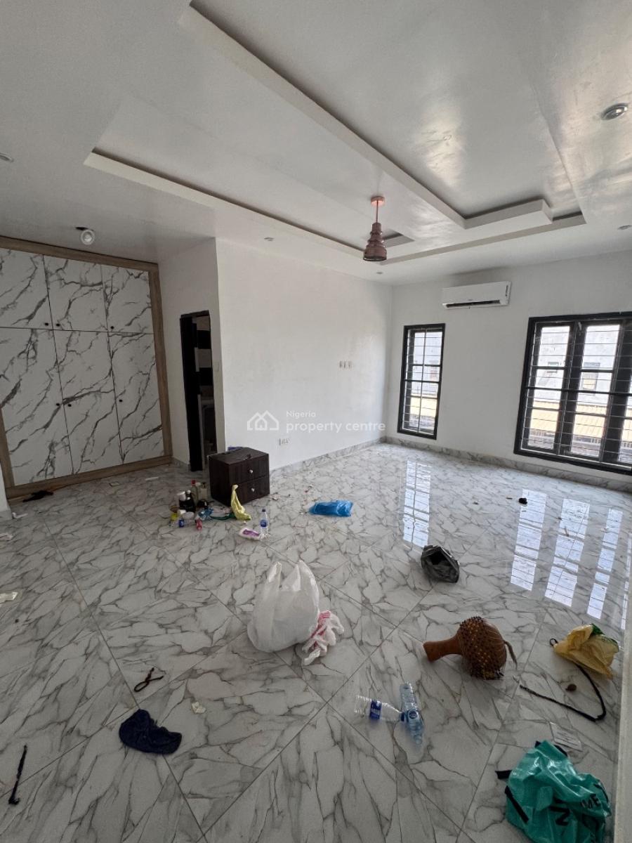 Standard 3 Bedroom Terrace Duplex with Bq Attached, Inside a Well Secured Estate Along Sunnyvale Expressway, Tarred Road, Galadimawa, Abuja, Terraced Duplex for Rent