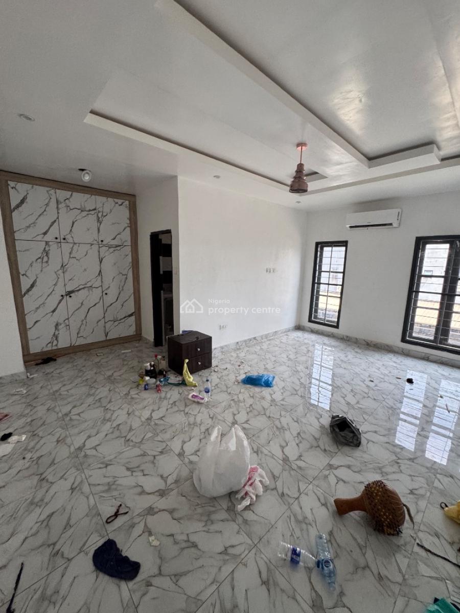 Standard 3 Bedroom Terrace Duplex with Bq Attached, Inside a Well Secured Estate Along Sunnyvale Expressway, Tarred Road, Galadimawa, Abuja, Terraced Duplex for Rent