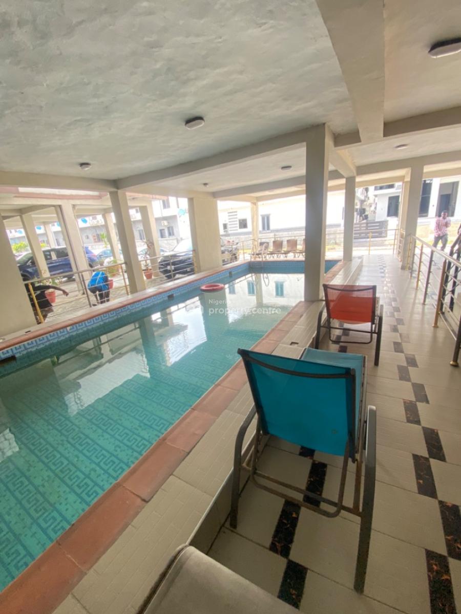 Spacious 3 Bedroom Serviced Apartment with Bq, Swimming Pool and Gym, Lekki Conservation Road, Lekki, Lagos, Flat / Apartment for Rent