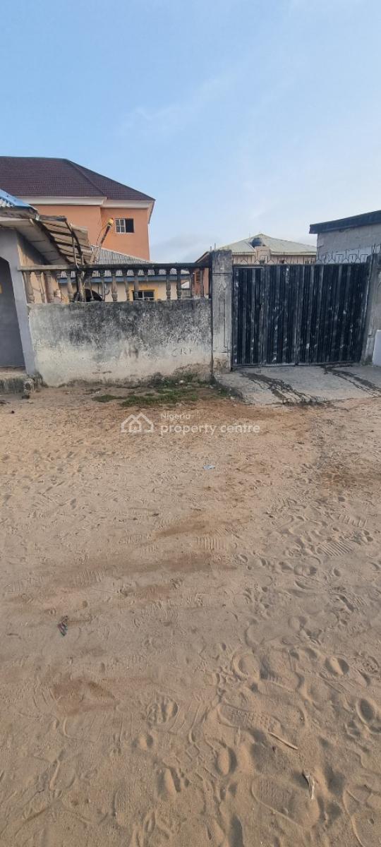 2 Bedroom Bungalow with 2 Units of a Room Self Contain Sitting on 815sqm, Off Okunajah Junction,avista Beach Rd, Lekki, Lagos, Block of Flats for Sale