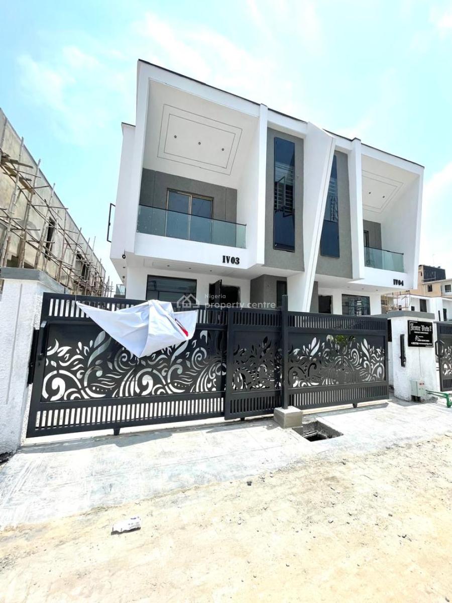 Exquisite 4 Bedroom Semi-detached Duplex with Bq, Ikota, Lekki, Lagos, Semi-detached Duplex for Sale