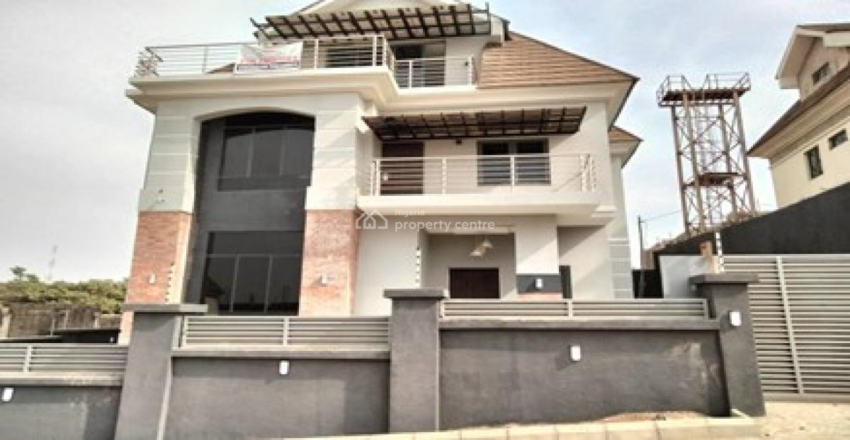 Well Finished  5 Bedroom Detached Duplex with a Room Boys Quarters, Guzape, Guzape District, Abuja, Detached Duplex for Rent
