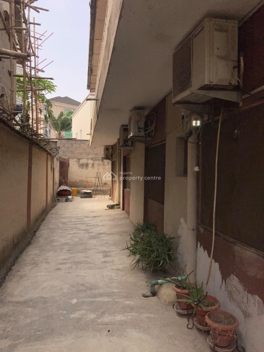 Clean 3 Bedroom Flat 2 Rooms Ensuit Downstairs with Good Parking Space, Well Secured Gated Street Balogun Off Awolowo Way Ikeja, Ikeja, Lagos, Flat / Apartment for Rent