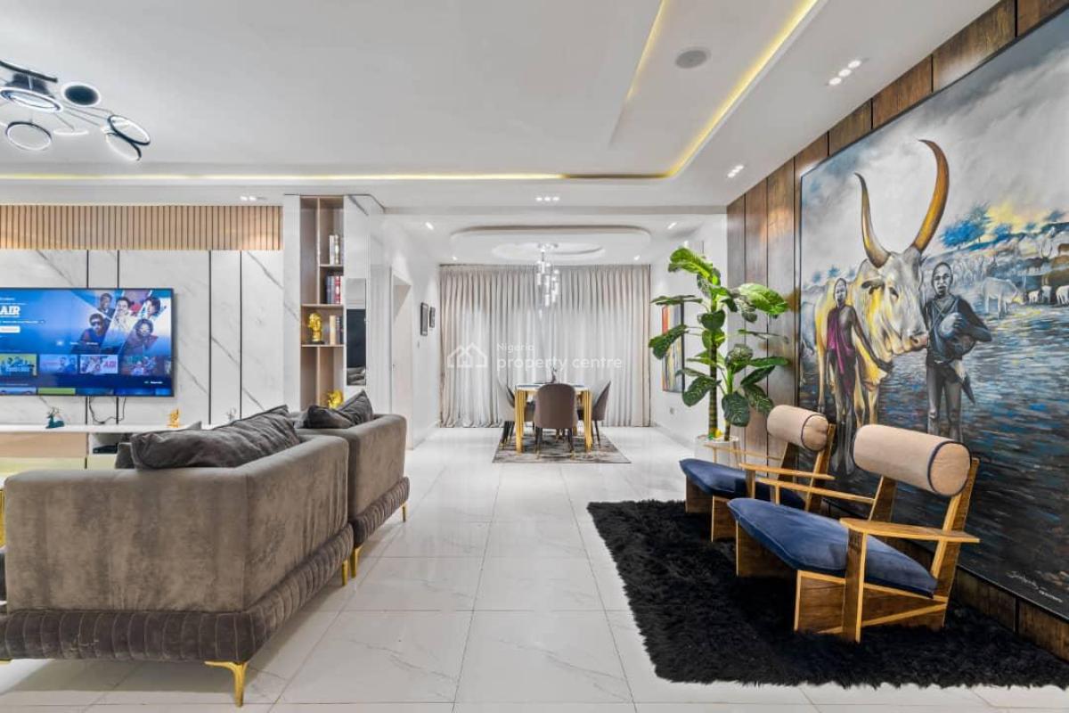 Luxury 3 Bedroom Fully Furnished Flat with Excellent Facility, Banana Island, Banana Island, Ikoyi, Lagos, Flat / Apartment for Rent