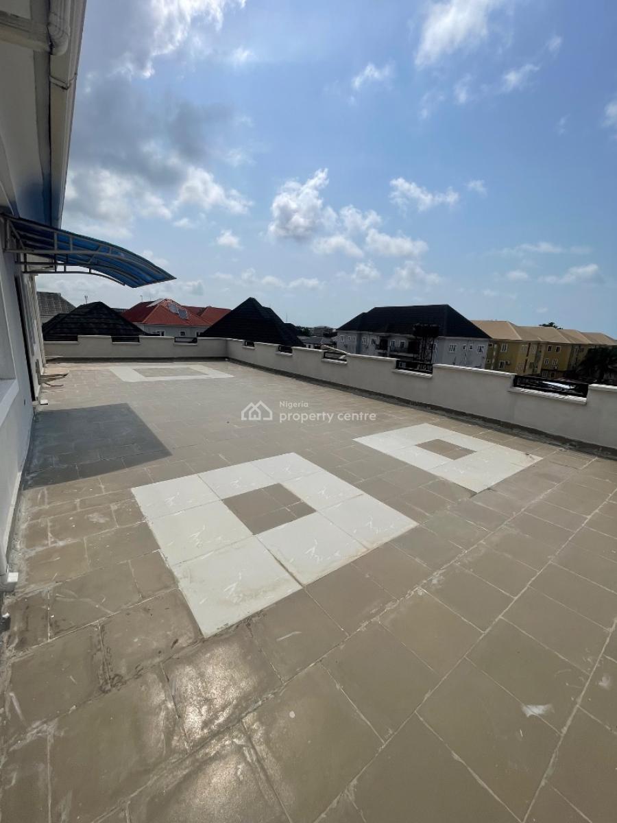 Spacious 4 Bedroom Penthouse with 2 Terraces, Mobil Road, Ilaje, Ajah, Lagos, Flat / Apartment for Rent