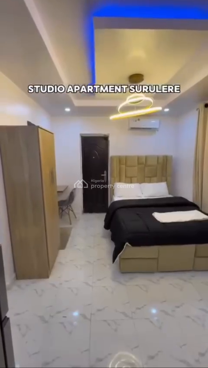 Nicely Furnished Studio Apartment, Surulere, Lagos, Flat / Apartment Short Let