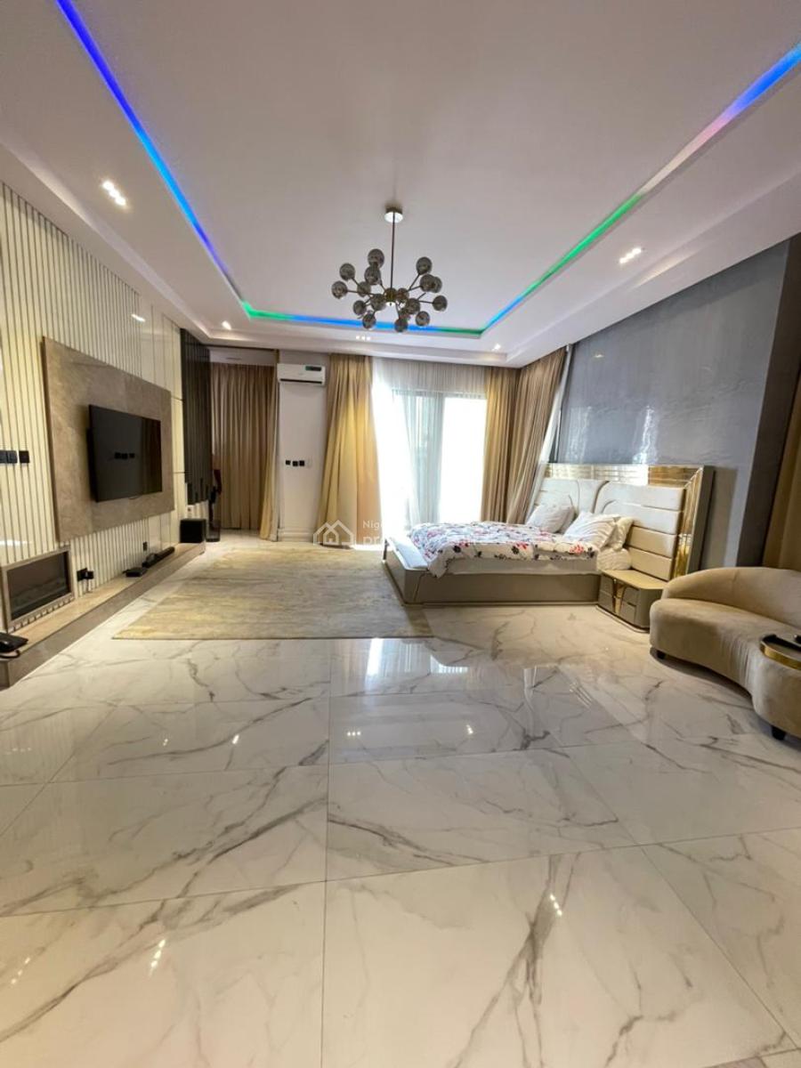 Fully Furnished 6 Bedroom Fully Detached Duplex with Swimming Pool, Pinnock Beach, Osapa, Lekki, Lagos, Detached Duplex for Rent