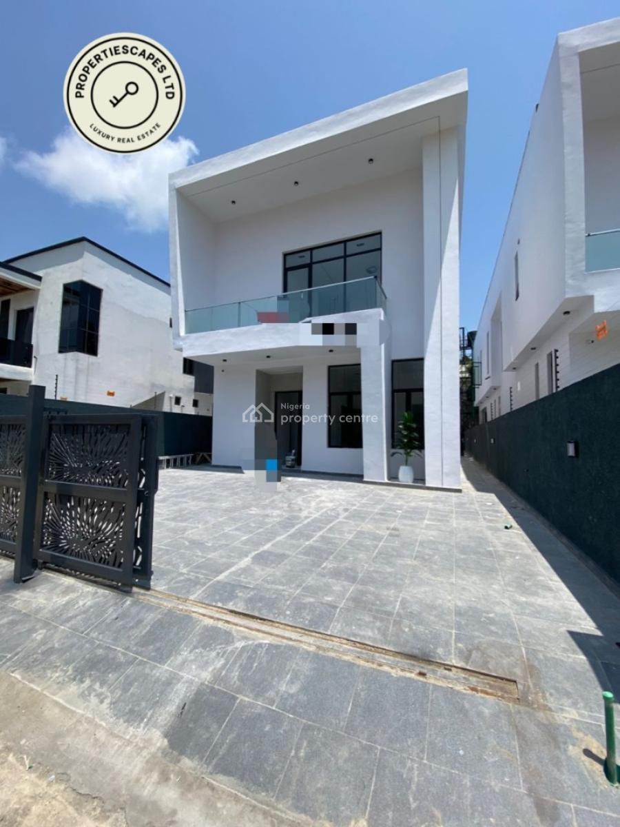 a Modern 5 Bedroom Fully Detached-, Chevron Tollgate, Lekki, Lagos, Detached Duplex for Sale