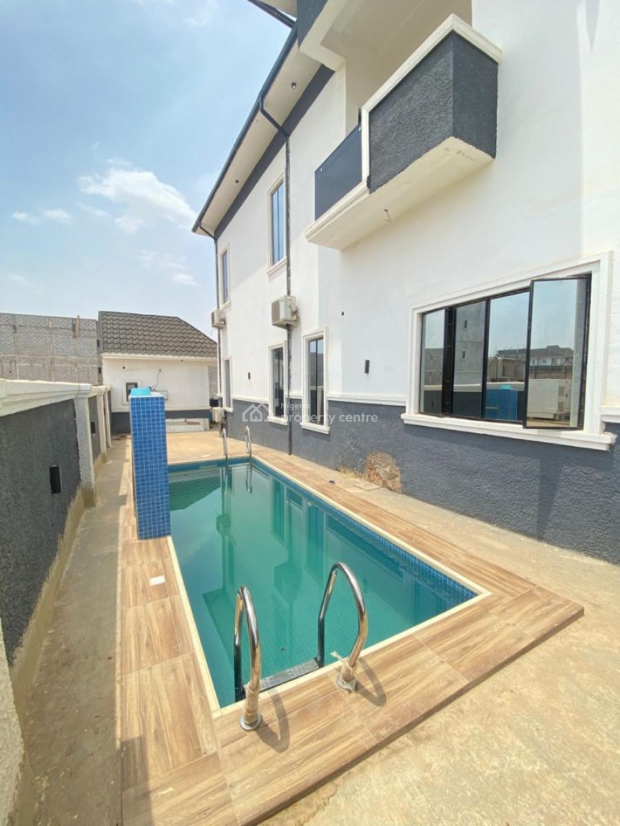 Furnished Seven Bedrooms Duplex with Swimming Pool, in an Estate at Apo Primary Axis, Apo, Abuja, Detached Duplex Short Let