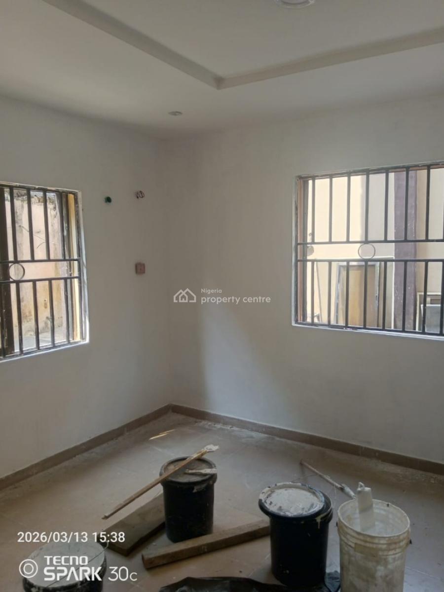 Portable and Clean 3bedroom Flat , P.o.p , All Round Tiles,, Inside Estate Off College Road, Ogba, Ikeja, Lagos, Flat / Apartment for Rent
