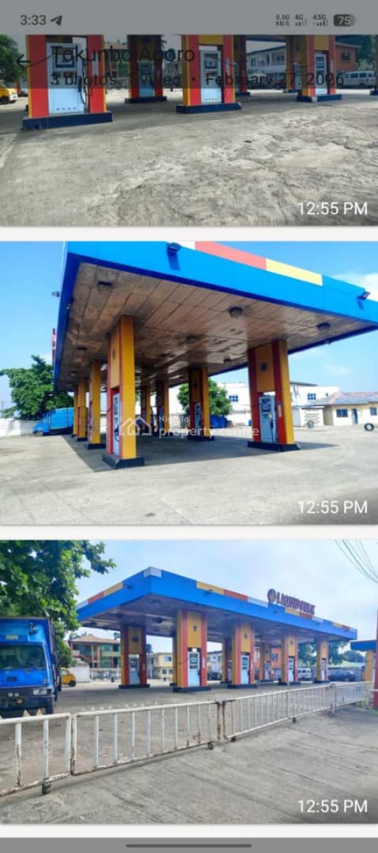 Functional & Licensed Petrol Station with 12 Pumps of Pms, Ago & Dpk, Lagos -abeokuta Expressway, Dopemu, Agege, Lagos, Filling Station for Sale
