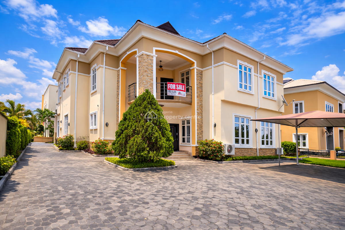 Very Clean 5 Bedroom Fully Detcahed Duplex with Bq in a Gated Estate, Northern Foreshore Estate, Lekki, Lagos, Detached Duplex for Sale