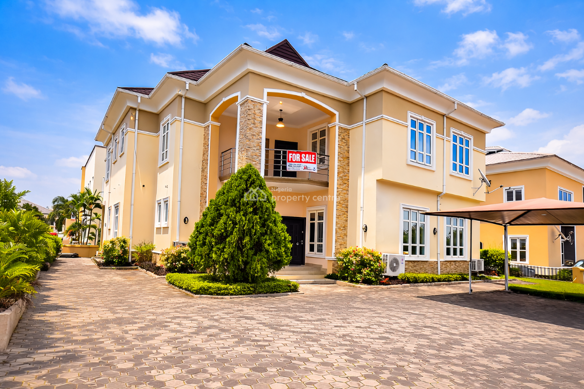 Very Clean 5 Bedroom Fully Detcahed Duplex with Bq in a Gated Estate, Northern Foreshore Estate, Lekki, Lagos, Detached Duplex for Sale