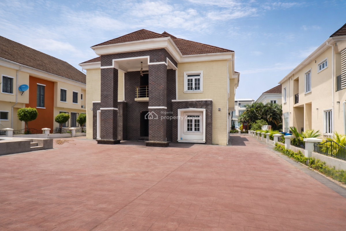 Very Big 5 Bedroom Fully Detached Duplex with 2rooms Bq Swimming Pool, Northern Foreshore Estate, Lekki, Lagos, Detached Duplex for Sale