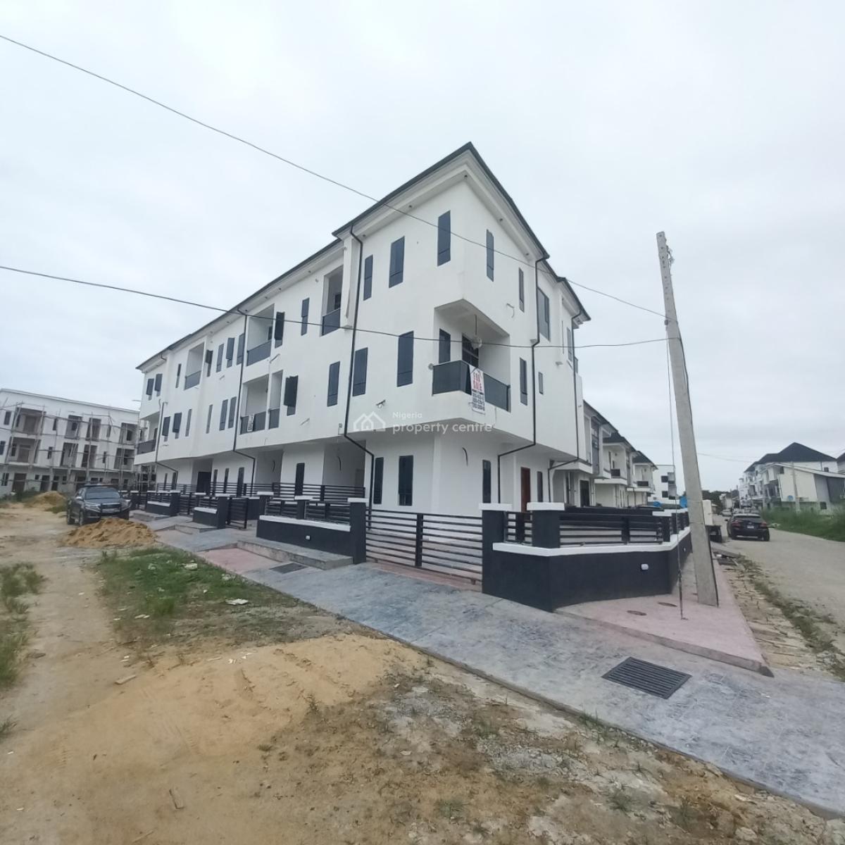 4 Bedroom Terrace Duplex with Bq on 2 Floors, Chevron Toll Gate, Orchid Road, Lekki, Lagos, Terraced Duplex for Sale