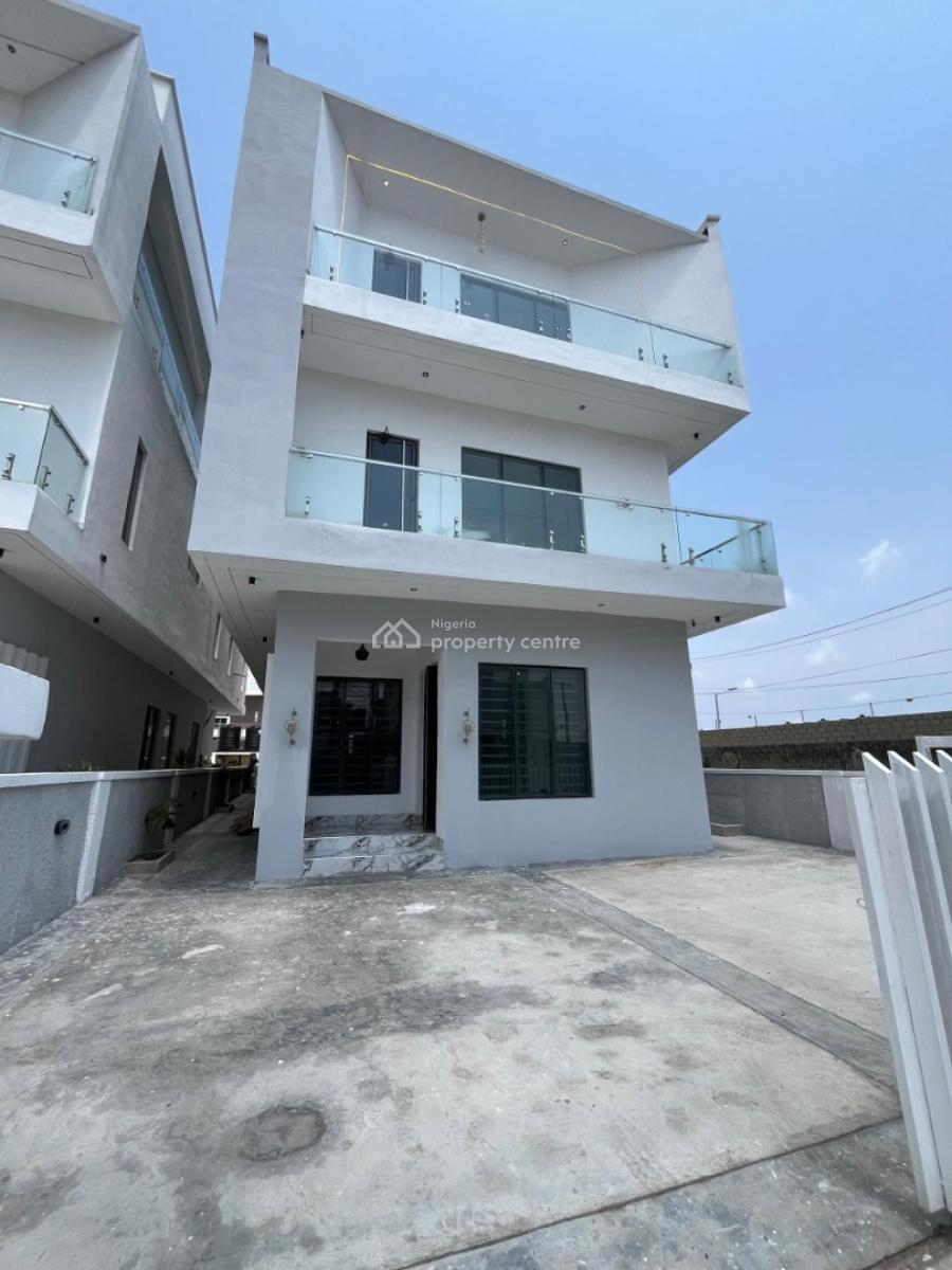 Affordable 5 Fully Detached Duplex with Bq, Swim Pool, Osapa, Lekki, Lagos, Detached Duplex for Sale