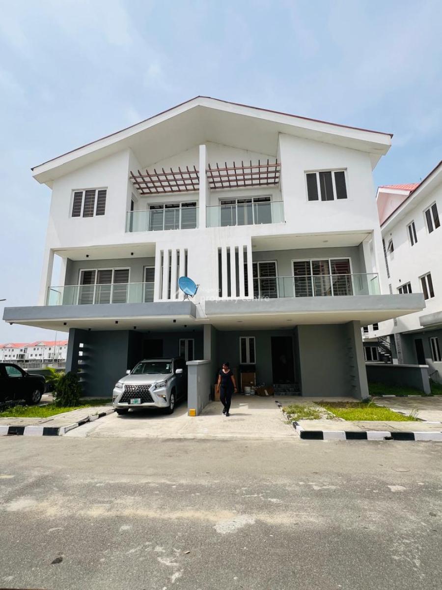 Beautiful 2 Storey Semi-detached 4 Bedroom Duplex, Chevron, Lekki, Lagos, Semi-detached Duplex for Rent