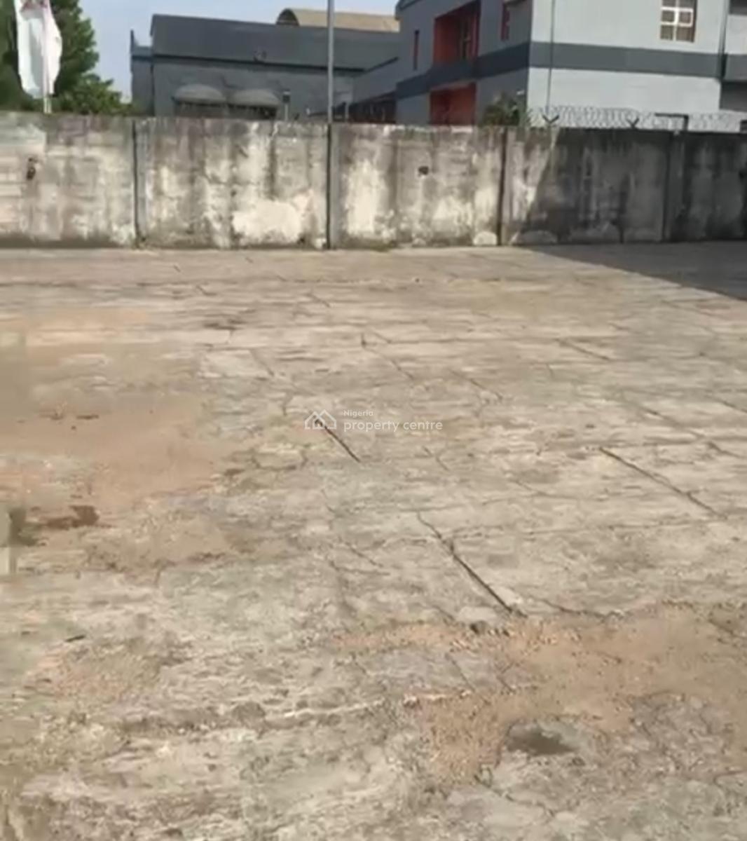 a Gated Fenced Bare-land with Block of Offices, on Ogunnusi Road, Beside Gtb, Aguda, Ogba, Ikeja, Lagos, Commercial Land for Rent