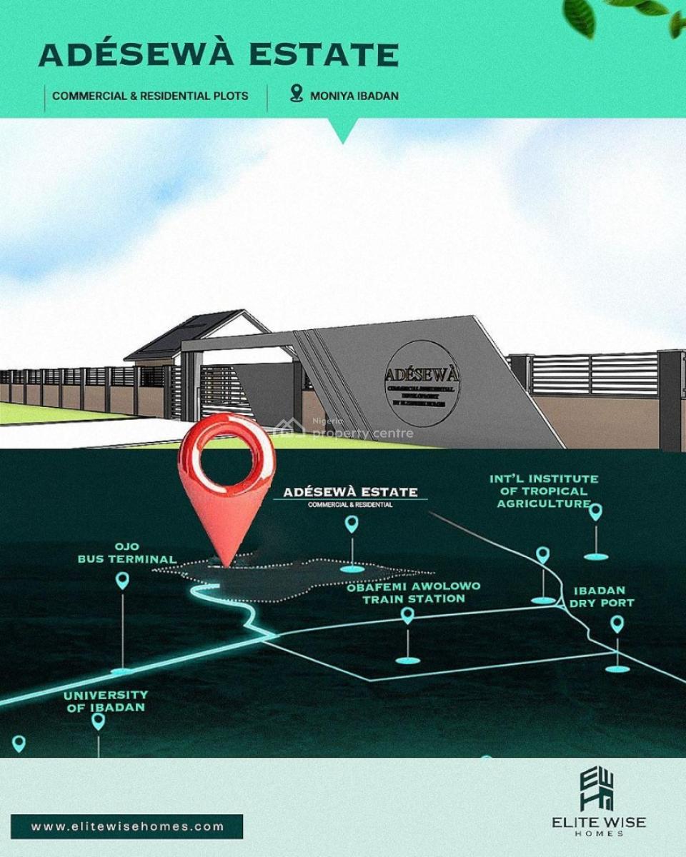Early Investor Opportunity -- Land in Emerging City Hub, Adesewa Estate, Moniya, Ibadan, Oyo, Residential Land for Sale