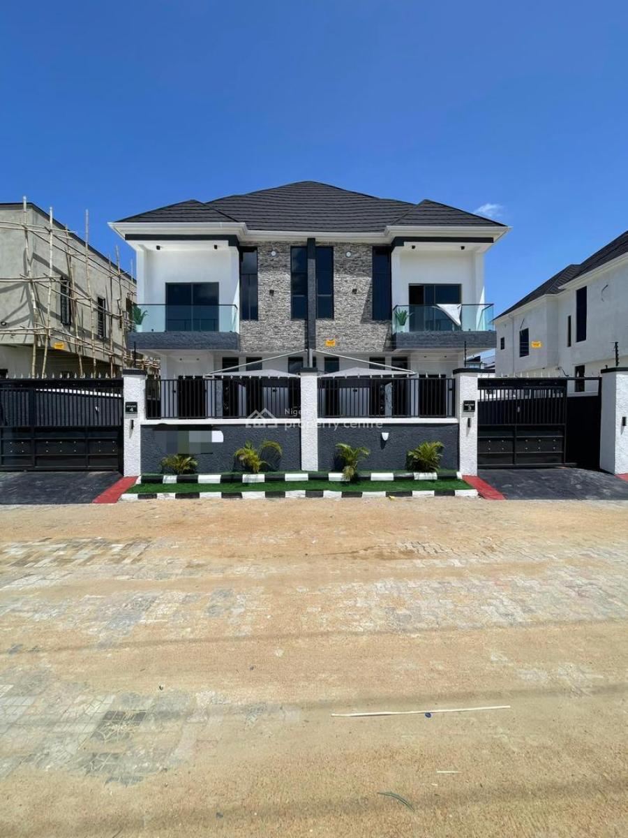 4 Bedroom Semi Detached Duplex Plus Bq with Modern Amenities, 4 Bedroom Semi Detached Duplex Plus Bq with Modern Amenities, Ikota, Lekki, Lagos, Detached Duplex for Sale