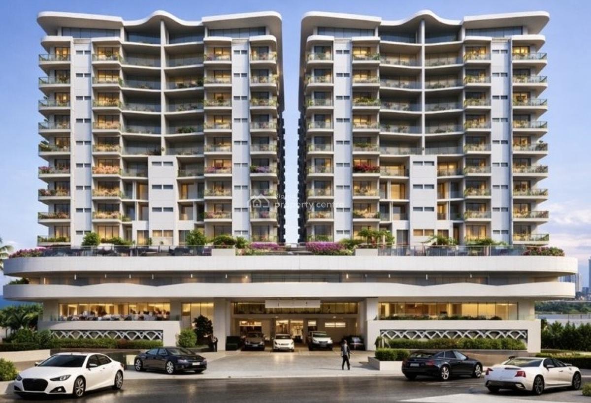 Sea-view, Off Plan 4 Bedrooms, Pent Floor Maisonette + Clubhouse, Pool, Okunde Bluewater Zone, Lekki Phase 1, Lekki, Lagos, Flat / Apartment for Sale