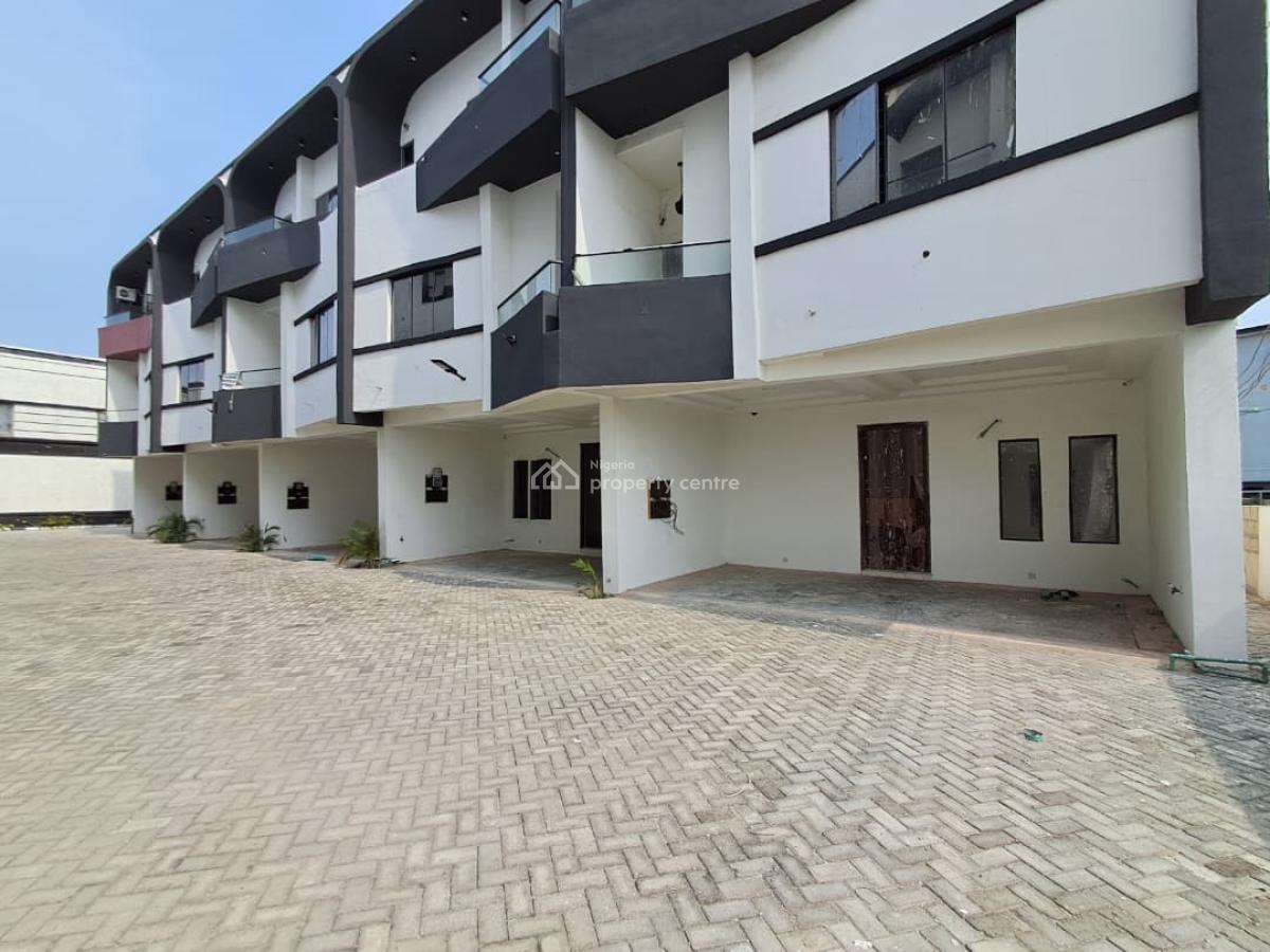 4 Bedroom Terrace Duplex with Bq, Sangotedo, Ajah, Lagos, Semi-detached Duplex for Rent