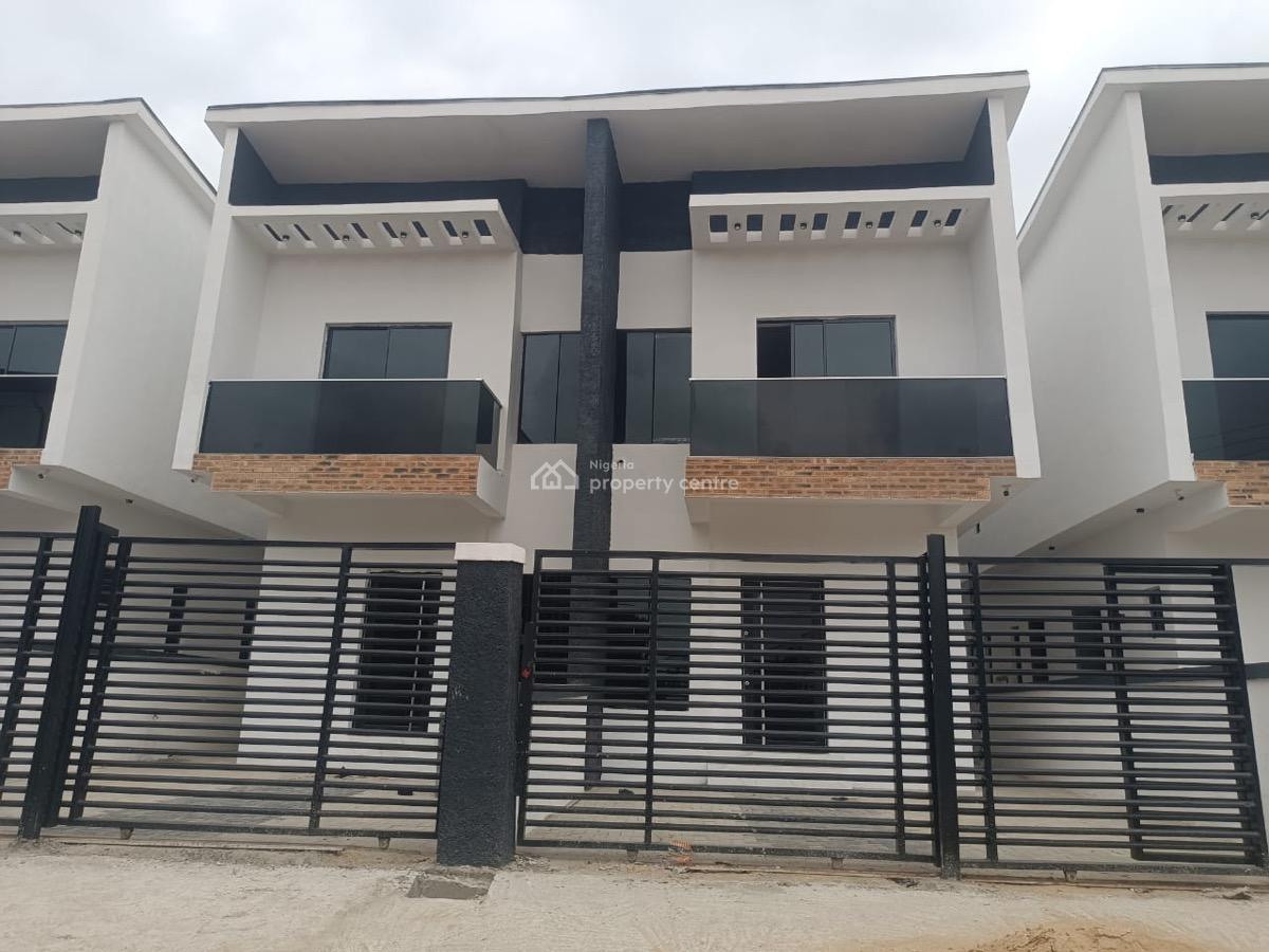 Brand New 4 Bedroom Semi Detached Duplexes with a Bq for Lease, Lekki Scheme 2 Via Abraham Adesaya, Lekki, Lagos, Detached Duplex for Rent