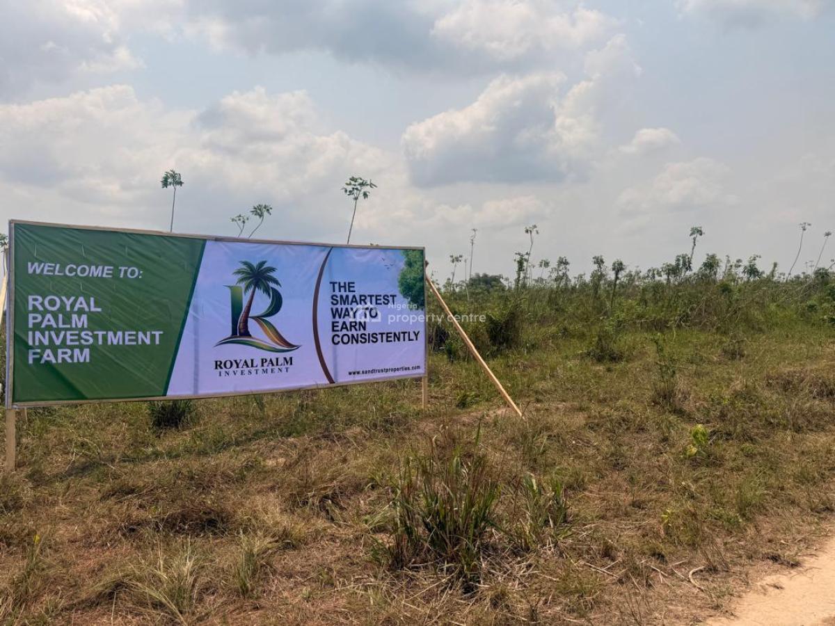 Investment Land with High Appreciation Potential in Palm Tree, Royal Palm Investment, Odogbolu, Ogun, Commercial Land for Sale