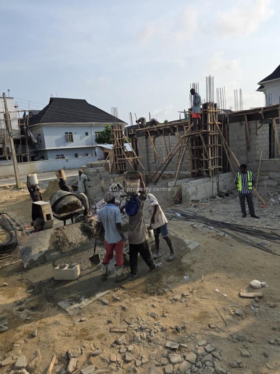 Luxury 3-bedroom Terrace + Studio Apartment, Off Abraham Adesanya Road, Along Lagos-calabar Coastal Road, Okun-ajah, Ajah, Lagos, Terraced Duplex for Sale