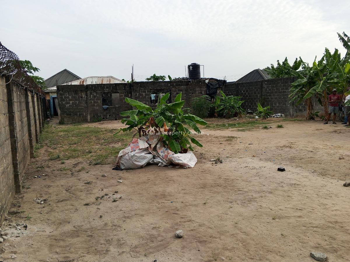 Fenced 680sqm Plus of Land with Uncompleted Building, Off The Express in Estate, Lakowe, Ibeju Lekki, Lagos, Mixed-use Land for Sale