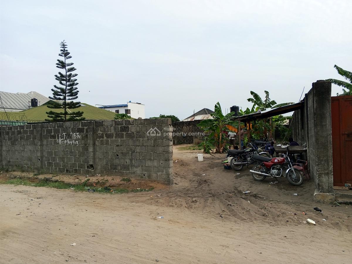 Fenced 680sqm Plus of Land with Uncompleted Building, Off The Express in Estate, Lakowe, Ibeju Lekki, Lagos, Mixed-use Land for Sale