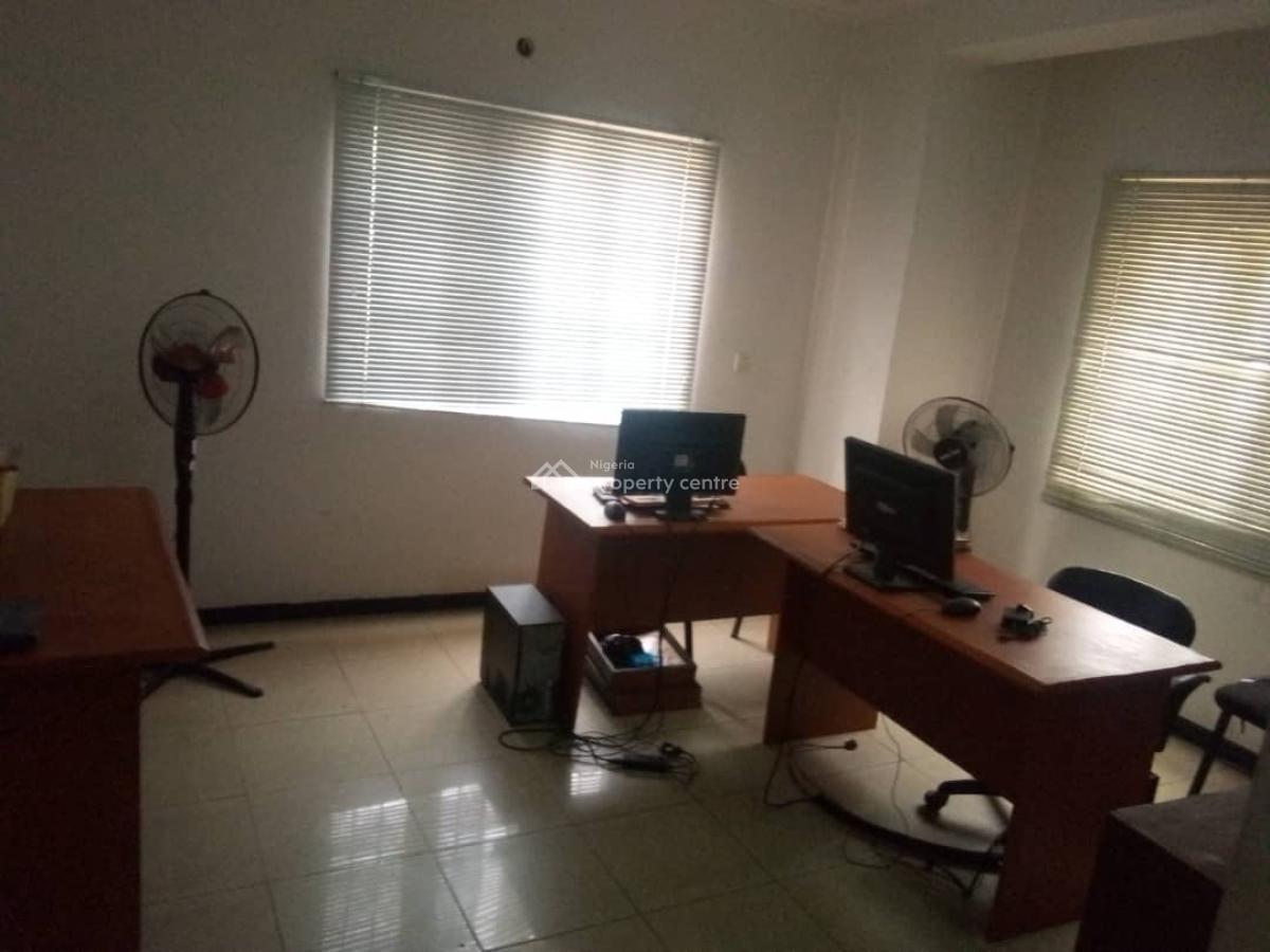 Fully Furnished 2rooms Office Space with Toilet, Bosun Adekoya Street, Lekki Phase 1, Lekki, Lagos, Office Space for Rent