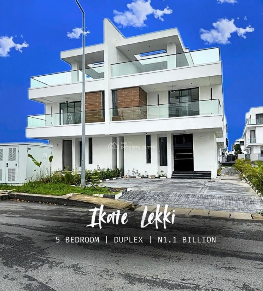 Lovely 5 Bedroom Detached Duplex with Swimming Pool and Bq, Ikate, Ikate, Lekki, Lagos, Detached Duplex for Sale