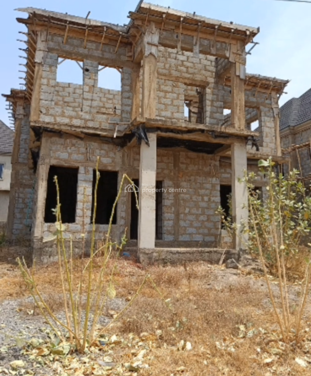 5bedroom Fully Detached Duplex Carcass, Lugbe District, Abuja, Detached Duplex for Sale