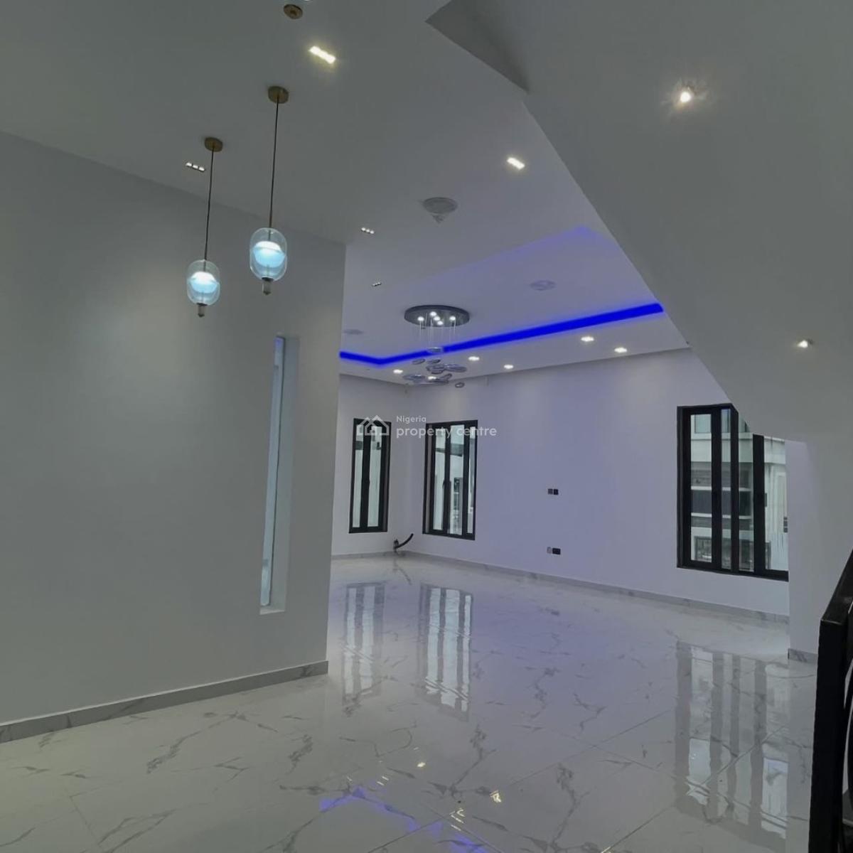 Luxury 7 Bedroom Duplex with 2rooms Bq, Pool and Cinema, Pinnock Beach Estate, Osapa, Lekki, Lagos, Detached Duplex for Sale
