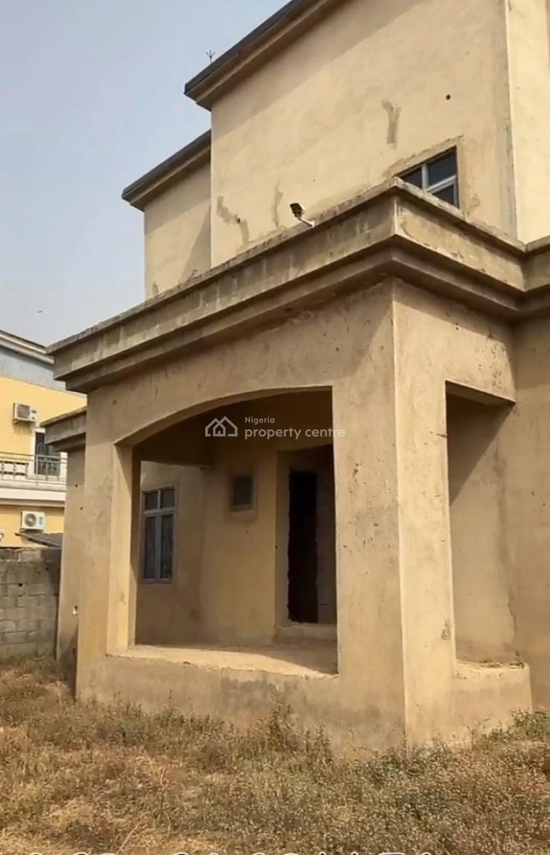 Semi-finished 5 Bedroom Fully Detached Duplex with Bq, Behind Dunamis Church, Lugbe District, Abuja, Detached Duplex for Sale