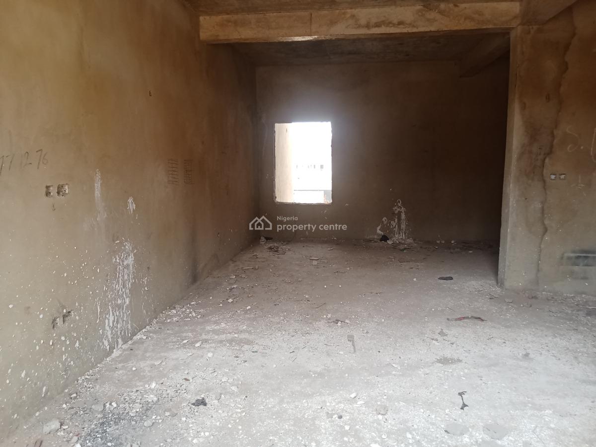 4 Bedroom Terrace Duplex with Attached Boys Quarter on a Two Floors at Carcass Level., Admiralty Estate, Asokoro District, Abuja, Terraced Duplex for Sale