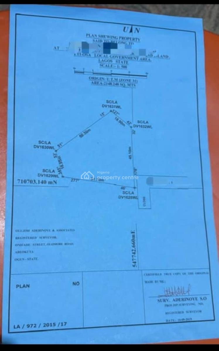 Victoria Island Joint Venture, Victoria Island (vi), Lagos, Land Joint Venture