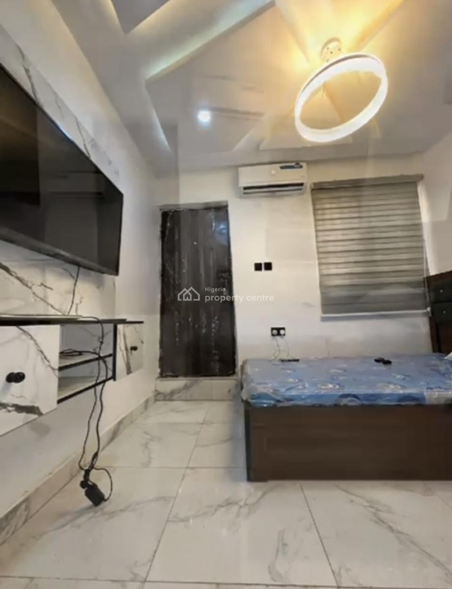 a Furnished Self Contain with Bed, Wardrobe, Ac, Bariga, Shomolu, Lagos, Self Contain (single Rooms) for Rent