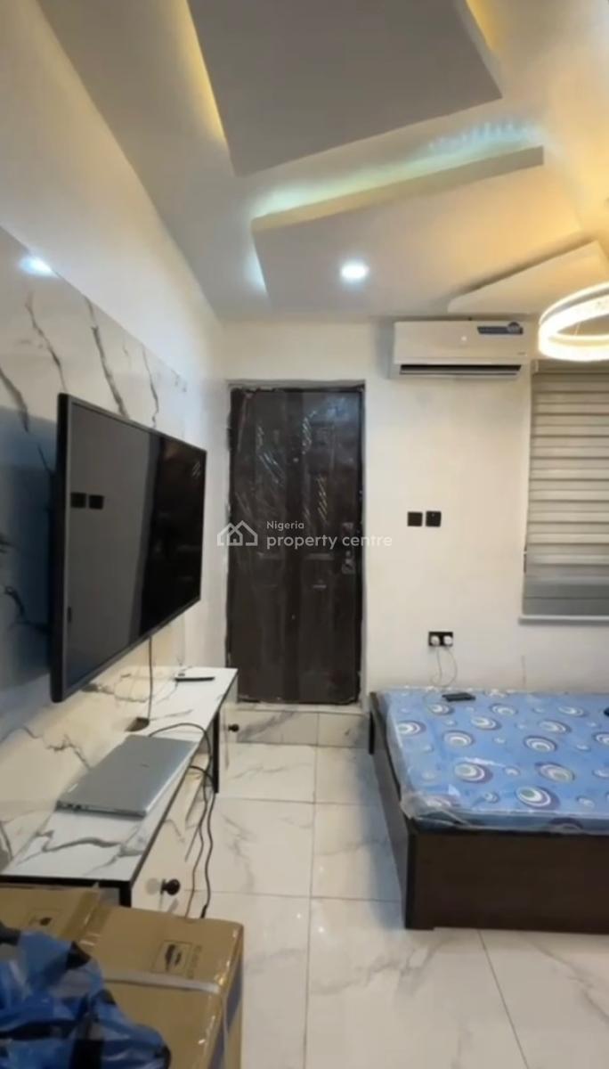 a Furnished Self Contain with Bed, Wardrobe, Ac, Bariga, Shomolu, Lagos, Self Contain (single Rooms) for Rent