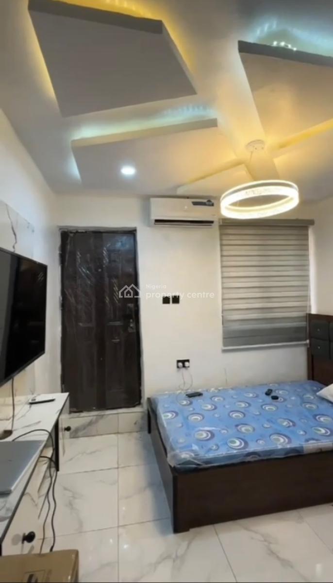 a Furnished Self Contain with Bed, Wardrobe, Ac, Bariga, Shomolu, Lagos, Self Contain (single Rooms) for Rent