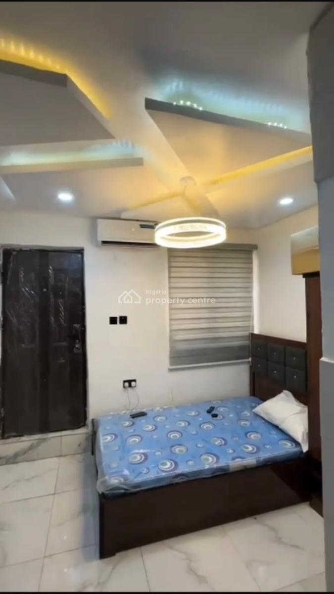 a Furnished Self Contain with Bed, Wardrobe, Ac, Bariga, Shomolu, Lagos, Self Contain (single Rooms) for Rent